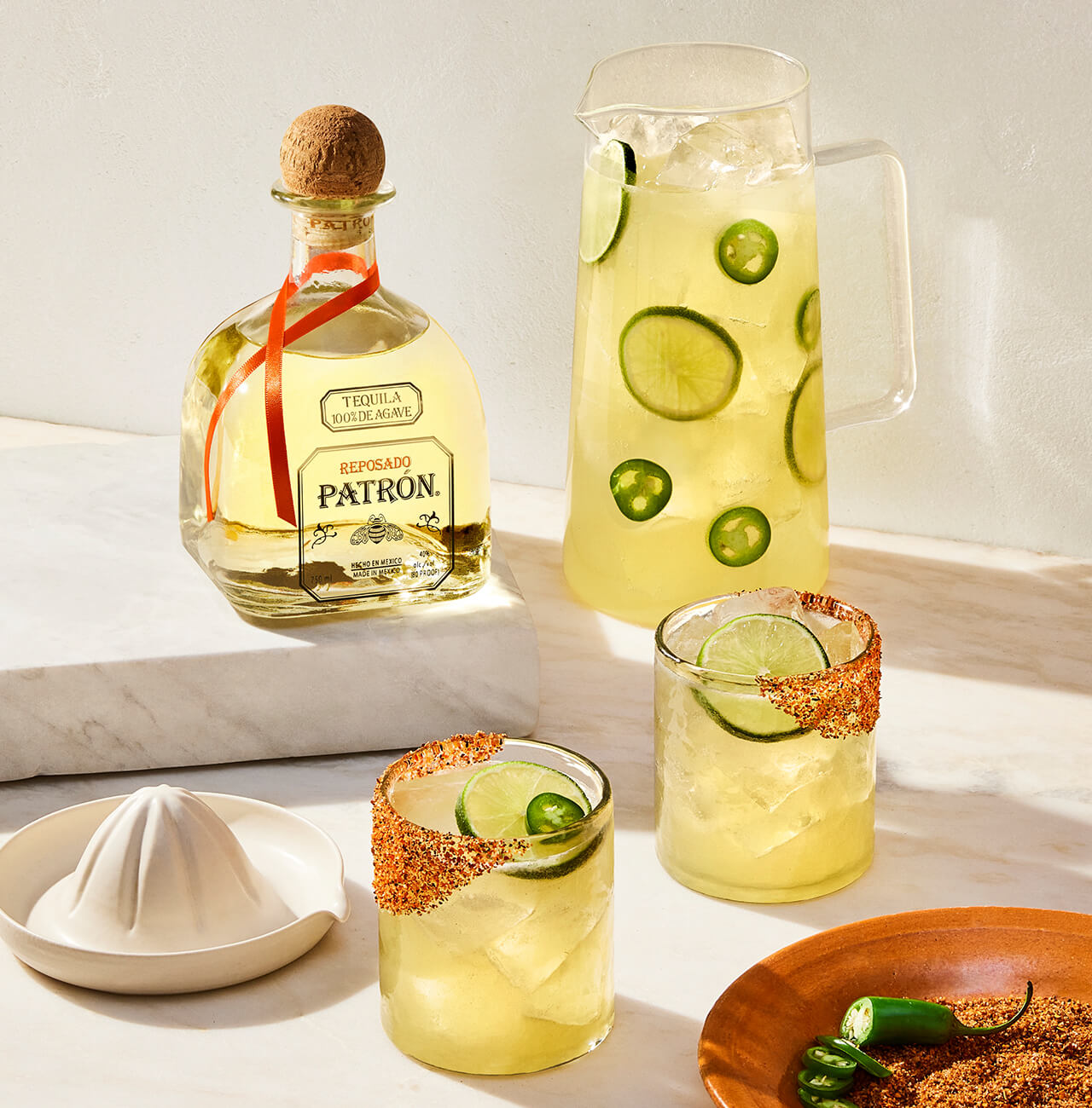 Spicy Margarita Cocktail Recipe Patrón Tequila 0767