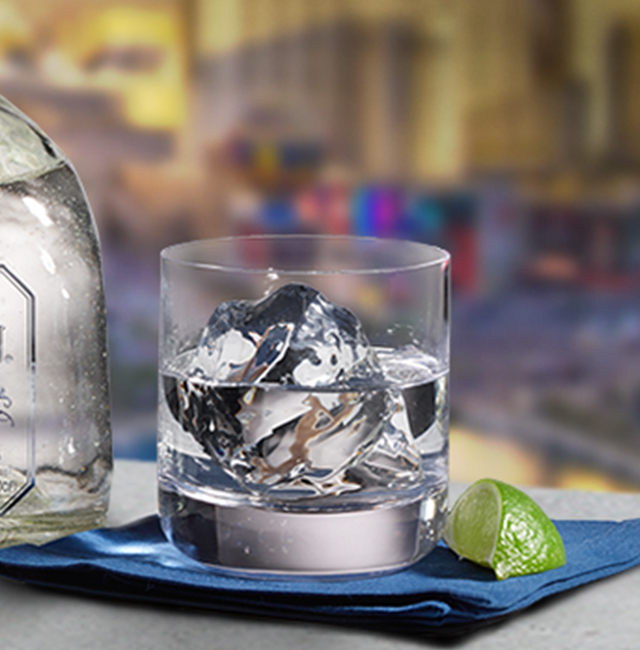 Silver on the Rocks Cocktail Recipe Patrón Tequila