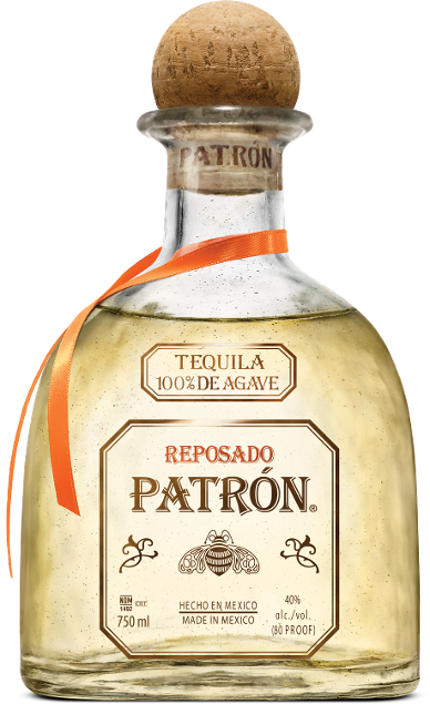 PATRÓN® REPOSADO bottle