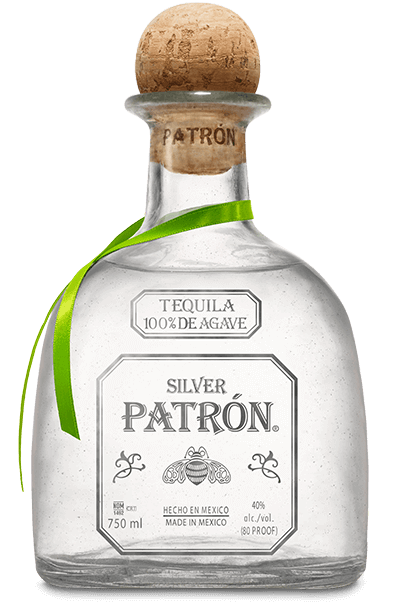 Patrón Silver bottle