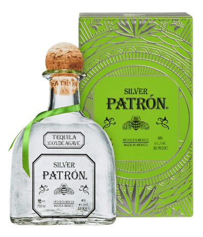 Limited Edition Silver Tequila Tin Gift Box bottle