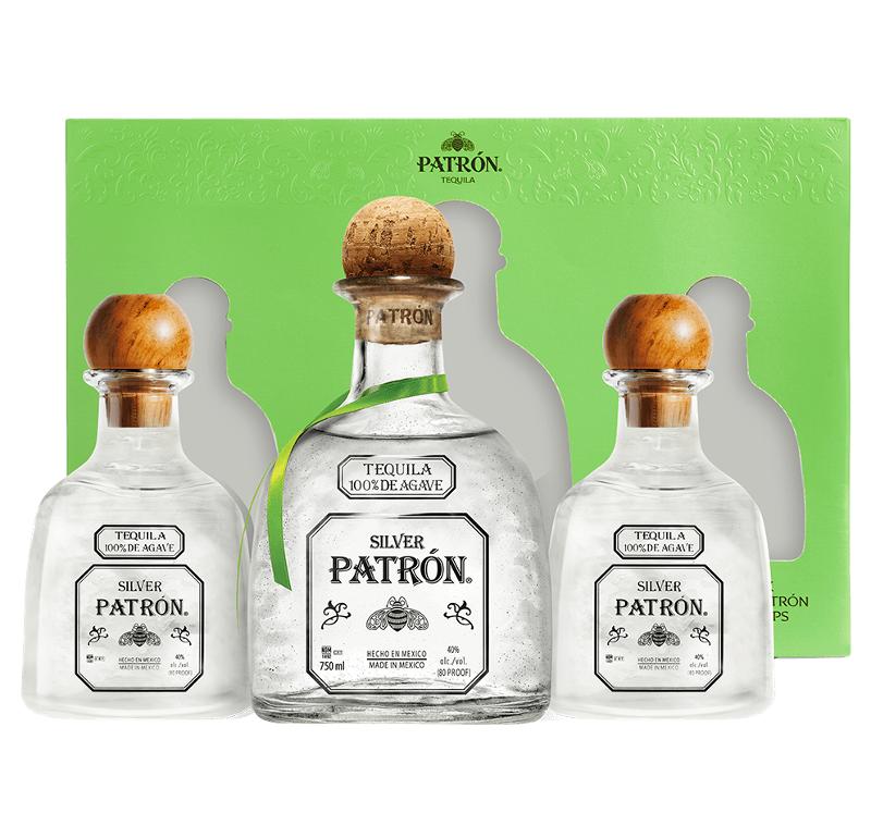 Collectors Cup Gift Set | Mini Reusable PATRÓN Bottle Cups 